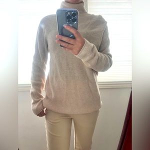 Women turtle neck sweater warm and cozy